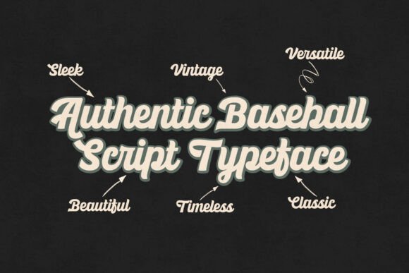 Ballpark Beauty: A Script Font for Campaign Designers