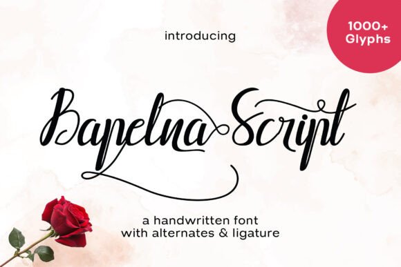 Bapelna Script: A Bold Handwritten Font for Strategic Communication