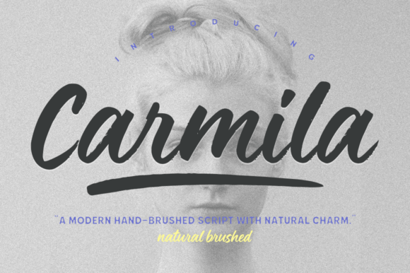 Carmila Brush: A Font That Adds Polish to Small Business Branding