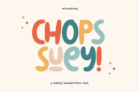 Chops Suey: A Playful Handwritten Font for Web Designers