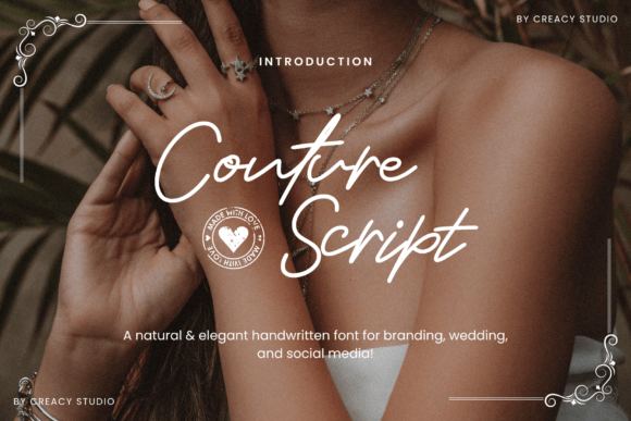 Couture Script: A Luxurious Font for Crafters and Creators