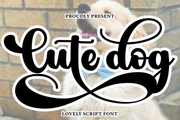 Cute Dog Font: A Gentle Script for Editorial Warmth