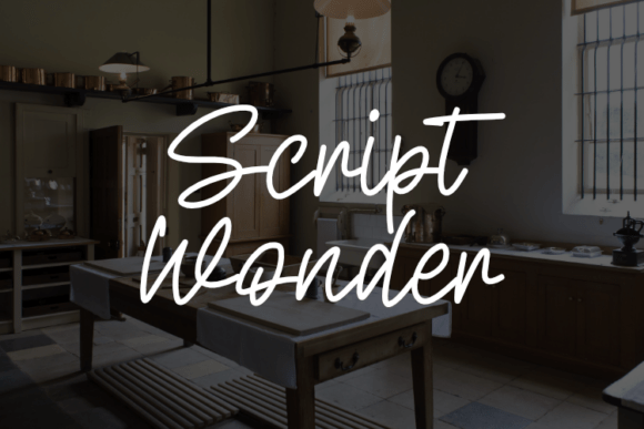 Discovering the Editorial Magic of the Script Wonder Font