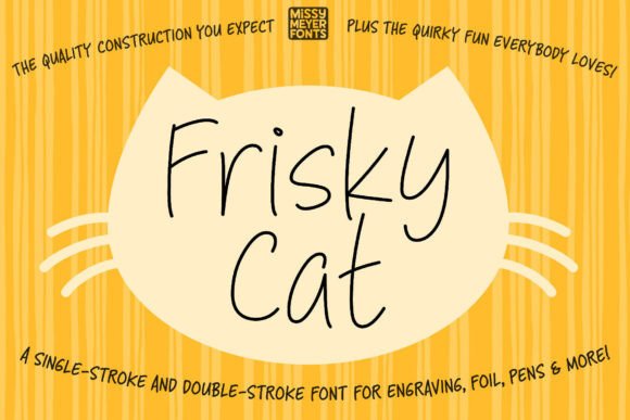 Frisky Cat Font for Modern Web Design