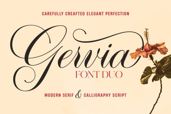 Gervia Font Duo: A Maker's Typeface for Handmade Products