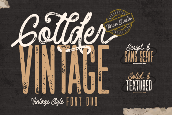 Gollder Vintage Duo: A Typeface for Distinctive Web Design