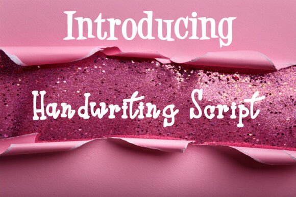 Handwriting Script: A Font for Creative Product Design