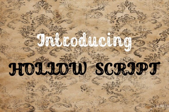 Hollow Script: A Font Designed for Maker's Hands