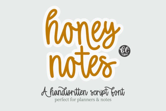 Honey Notes: The Campaign Font That Speaks with a Friendly Hand