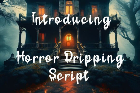Horror Dripping Script: A Font That Sharpens Your Brand Identity