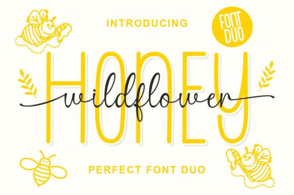 How I Used the Wild Flower Honey Duo Font for a Branding Project