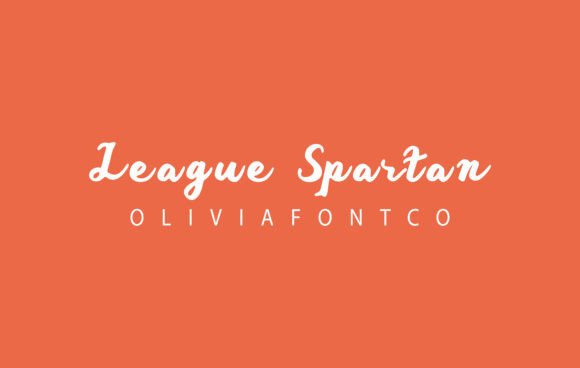 League Spartan: A Romantic Handwritten Font for Branding
