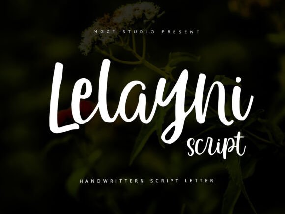 Lelayni Script Font for Editorial Design
