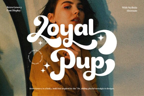 Loyal Pup: A Funky Retro Font for Brand Consistency