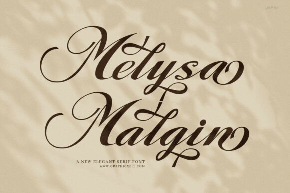 Melysa Malgin: An Editorial Script Font for Thoughtful Design