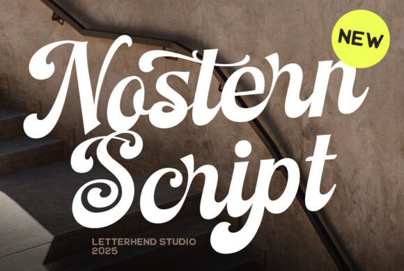 Nostern Script: A Bold Display Font for Modern Web Design