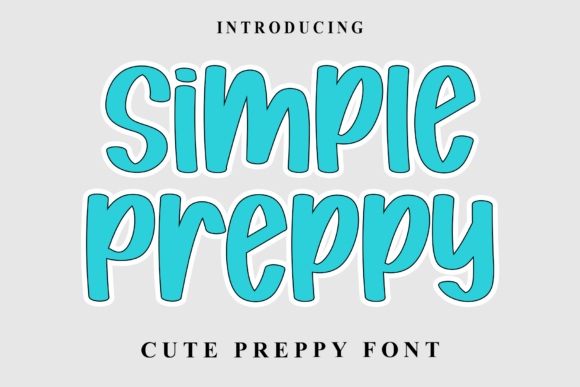 Simple Preppy: A Charming Script Font for Handmade Products