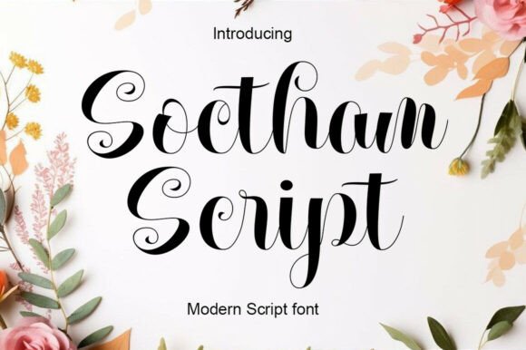 Soetham Script: A Modern Font for Campaigns That Need Elegant Impact