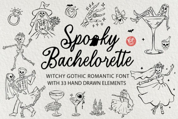 Spooky Bachelorette: A Whimsical Script Font