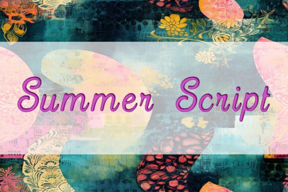 Summer Script: A Typeface Made for Creative Products