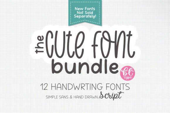 The Cute Handwriting Bundle: A Font Collection for Digital Personality