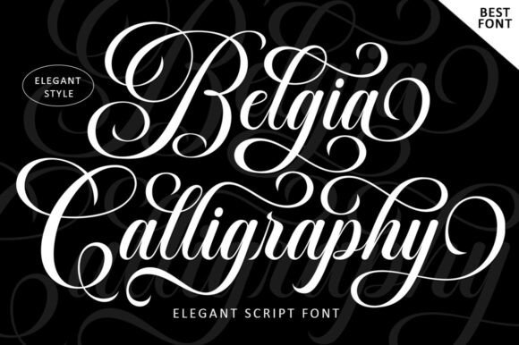 The Editorial Quiet of Belgia Calligraphy