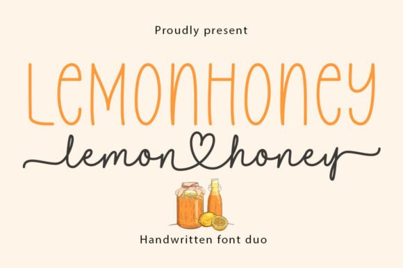 The Lemonhoney Duo Font: A Handwritten Touch for Editorial Elegance