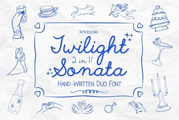 Twilight Sonata: A Whimsical Font for Editorial Design