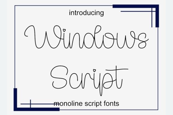 Windows Script: A Modern Handwritten Touch for Real Projects
